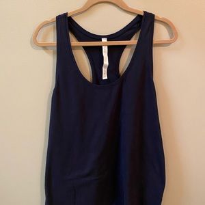 Lululemon racer back tank in navy cotton